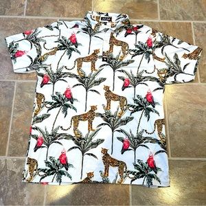 Bad Birdie Golf Polo “Wildlife” | White | XL